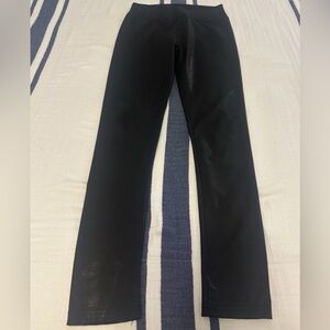 Girls Black Straight Leg Leggings